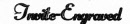 Lettertype gravure (zie voorbeeld): Invite Engraved